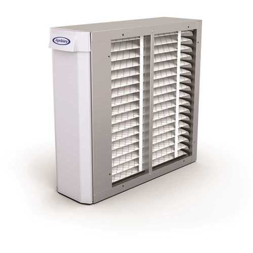 Aprilaire 1310 1310 Series 1200 sq. ft. Electrostatic MERV 11 Whole-House Air Purifier in Gray with 20 in . x 20 in. Nominal Filter