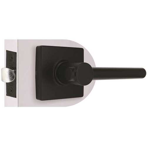 Shield Security LS2X903YA Modern Passage Door Lever 2-3/8" and 2-3/4" Backset Grade 3 Matte Black