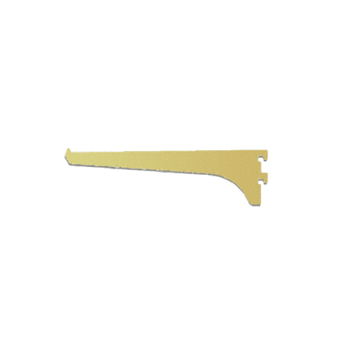 Gold Anodized 8" Aluminum Bracket Gold Anodized 8" Aluminum Bracket