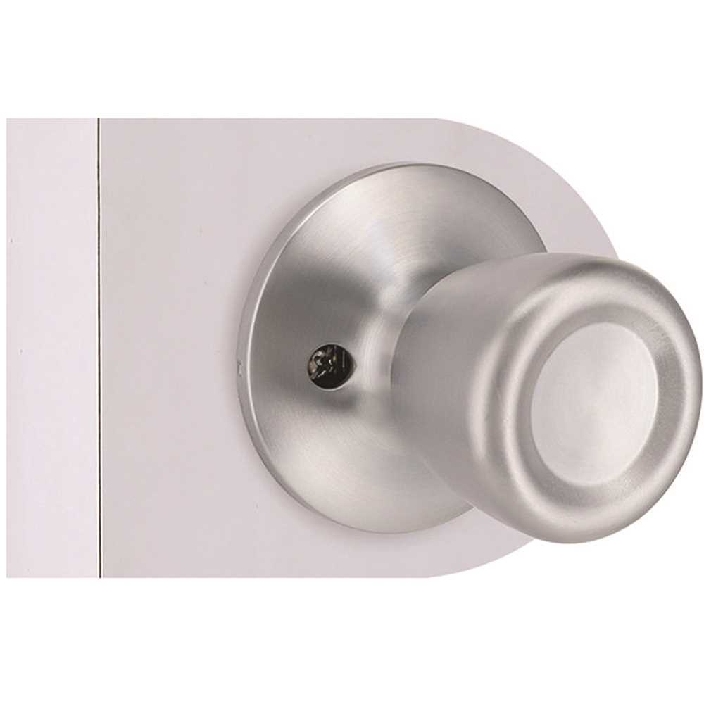 Shield Security TRS40B Tulip Dummy Door Knob Satin Chrome