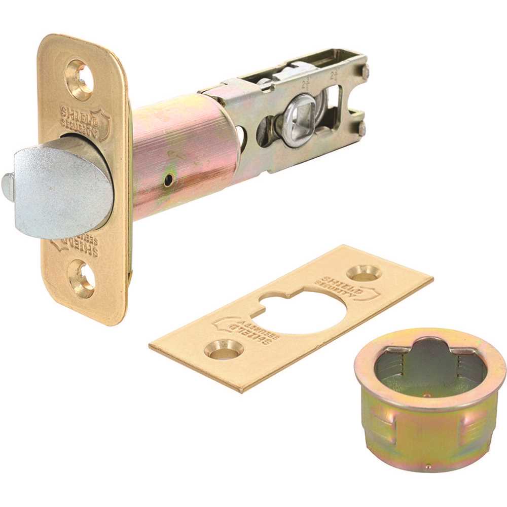 Shield Security KTL700-RXA6 6-Way Entry Latch Bright Brass