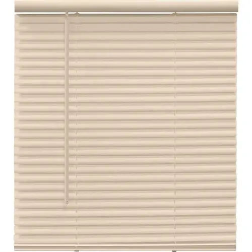 TruTouch 53x64" Cordless 1" Deluxe Vinyl Mini Blind Alabaster