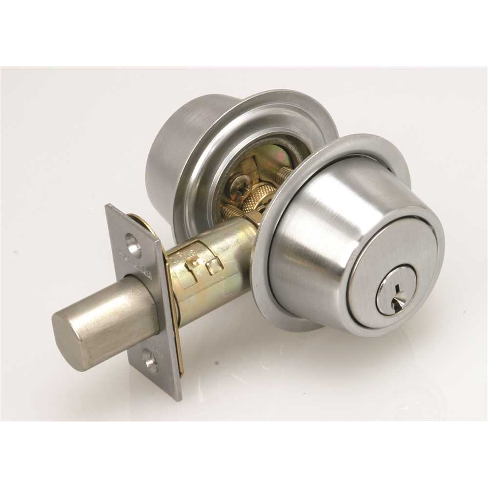 Schlage B562P 626 KD Double Cylinder Deadbolt Grade 2 Satin Chrome