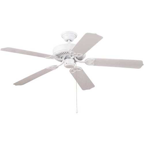 Seasons 32110 52" Clng Fan Seas Dm Wht Indoor/Outdoor