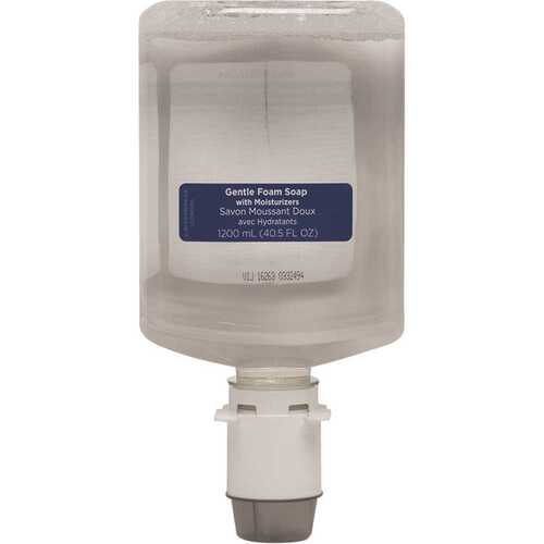 ENMOTION 42714 Gen2 Moisturizing Gentle Foam Soap Dispenser Refill Dye and Fragrance Free (2 Bottles Per Case)