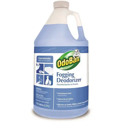 1 Gal. Fresh Breeze Fogging Deodorizer Odor Eliminator Concentrate Blue