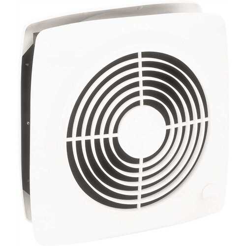 370 CFM Room-to-Room Utility Exhaust Fan for Kitchen, Laundry and Rec Rooms White