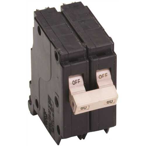 CH Series 3/4 in. 120/240 VAC 80 Amp Double-Pole Circuit Breaker