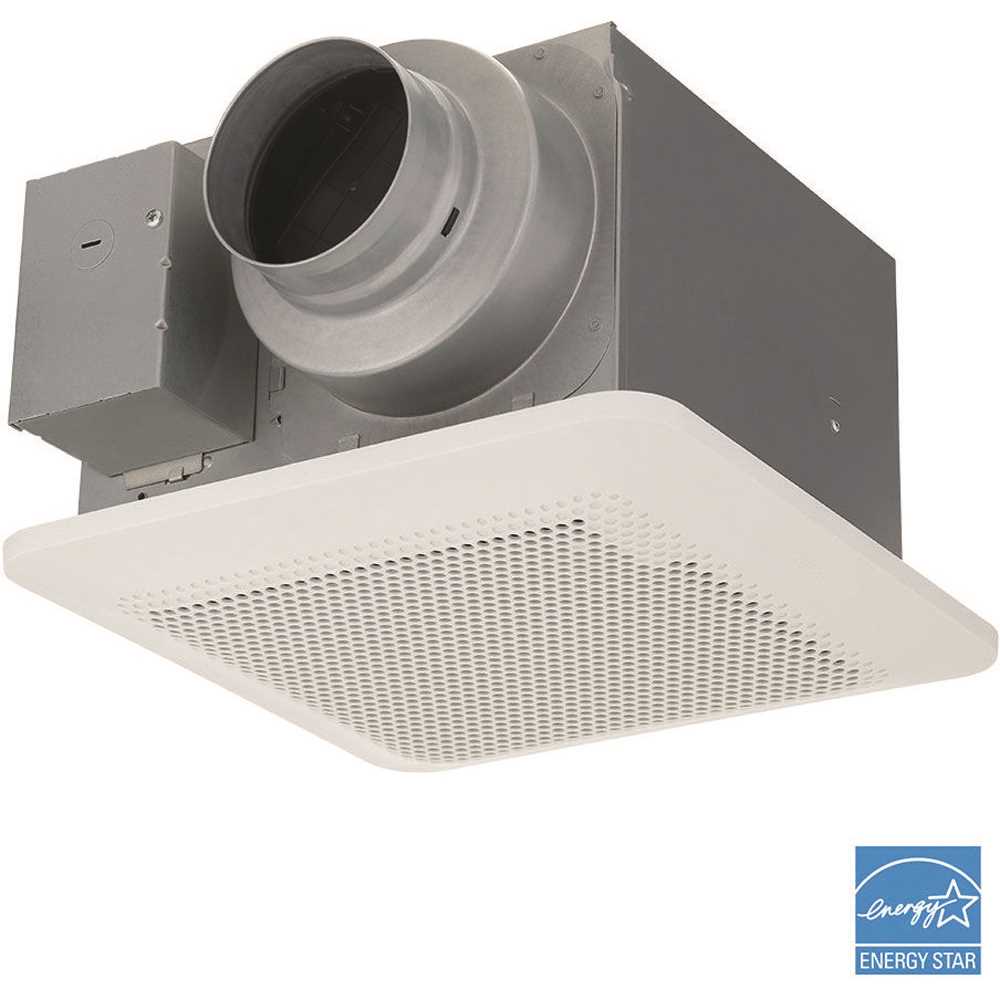 Panasonic RG-C811A Whisper Choice DC Pick-A-Flow 80/110 CFM Ceiling Bathroom Exhaust Fan with Flex-Z Fast Bracket White