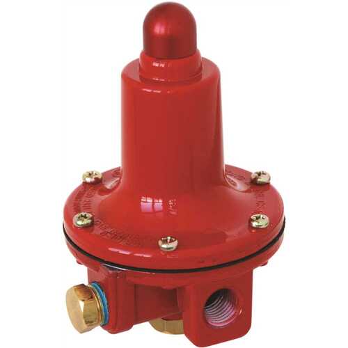 MEC FIXED HIGH PRESSURE REGULATOR, 40 PSI, 1/4 IN. FNPT INLET AND OUTLET