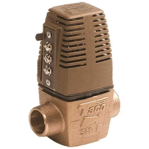 Gold 1 in. Bronze Sweat 2-Way Hydronic Zone Valve