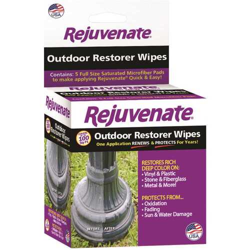 Rejuvenate Pre-Saturated Restorer Wipes - pack of 12