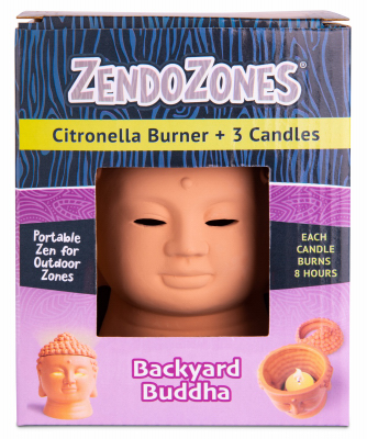 ZendoZones 18P-BB Citronella Candle Burner Candle For Mosquitoes 1 pk