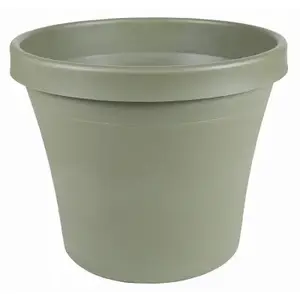 Bloem Terrapot 10.7 in. H X 12 in. D Resin Traditional Planter Thyme Green
