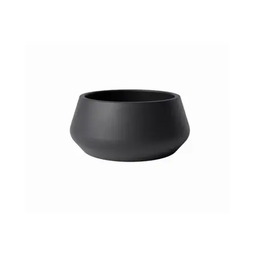 6" BLK Rae Planter Black Cement