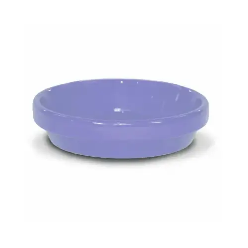 CERAMO PCSABX-6-LP Ceramic Planter Saucer, Lilac, 5.75 In.