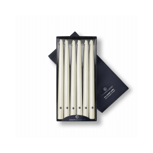 12" Ivory Taper Candle - pack of 12
