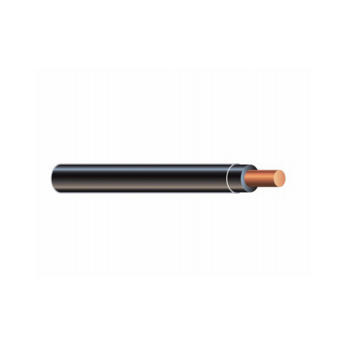 SOUTHWIRE/COLEMAN CABLE 11587305 Copper Conductor THHN Wire, Black, 600 Volts, 2500 Ft. Spool