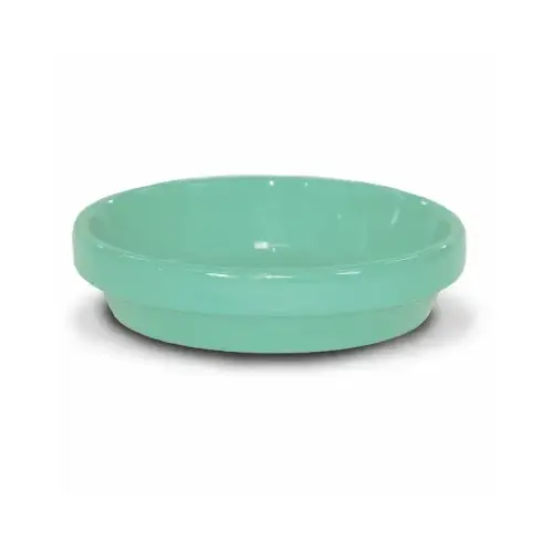 CERAMO PCSABX-8-SG Ceramic Planter Saucer, Sage Green, 7.75 In.