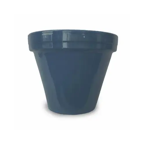 CERAMO PCSBX-6-SB Ceramic Planter Saucer, Slate Blue, 6.5 In.