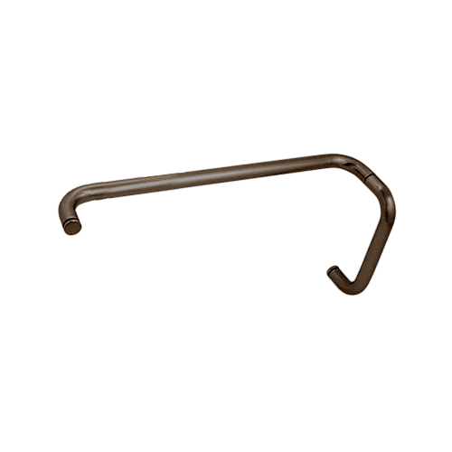 Oil Rubbed Bronze 8" Pull Handle and 18" Towel Bar BM Series Combination Without Metal Washers