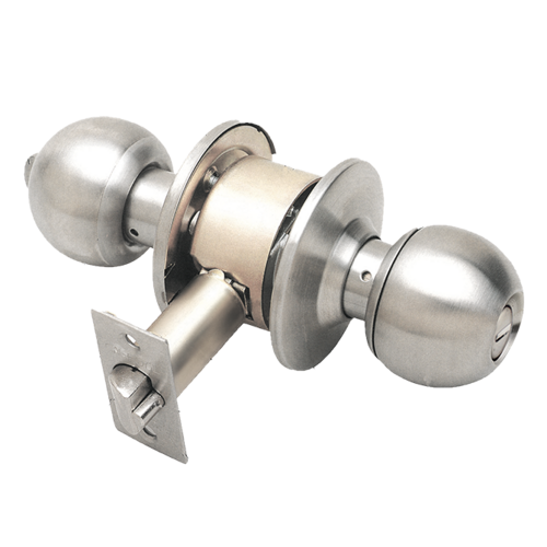 COLUMBUS PRIVACY GRADE 3 CYL Satin nickel