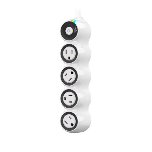 360 Electrical 36051 Surge Protector 4 ft. L 4 outlets White 1080 J White