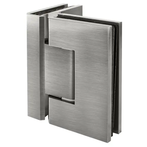 Brixwell H90GTGSC Designer Series Glass To Glass Door Hinge 90 Degree Satin-Chrome