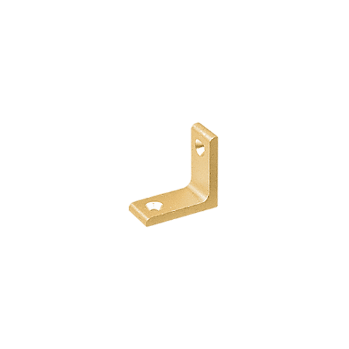 Gold Anodized Brace for Partition Posts