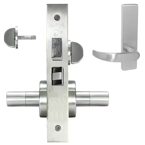 PRIVACY ESCUTCHEON DOUBLE CY Satin chromium plated