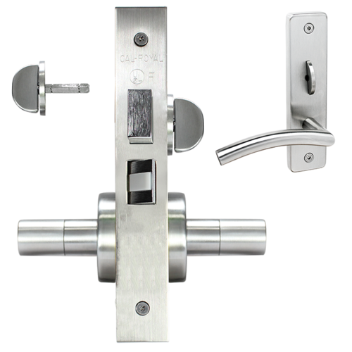 ESCUTCHEON PRIVACY MORT LOCK Bright brass