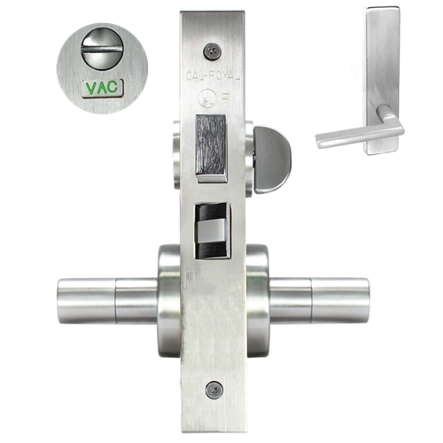 ESCUTCHEON PRIVACY WITH DEADB Satin chromium plated