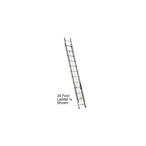 32' Industrial Aluminum Extension Ladder
