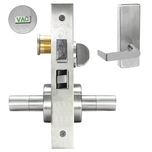 ESCUTCHEON KEYED PRIVACY WITH Satin chromium plated