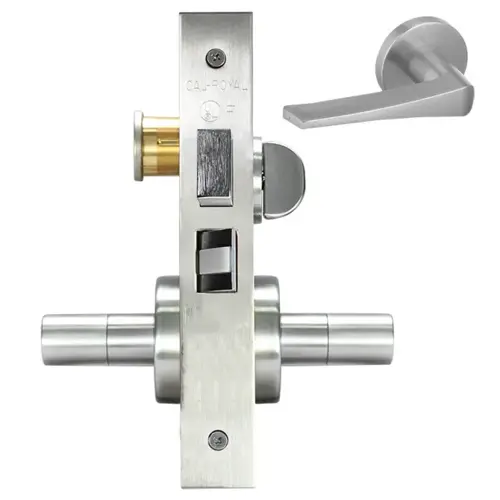 SECTIONAL CORRIDOR MORT LOCK Satin brass