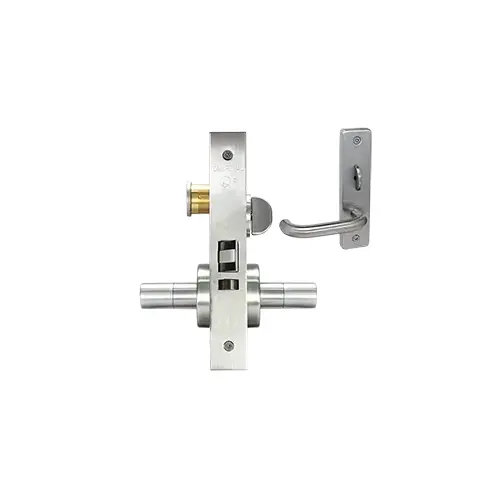 ESCUTCHEON ENTRANCE MORT LOCK Satin brass