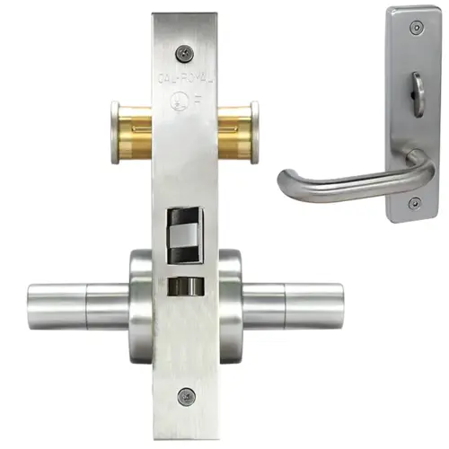 ESCUTCHEON PRIVACY MORT LOCK Satin brass