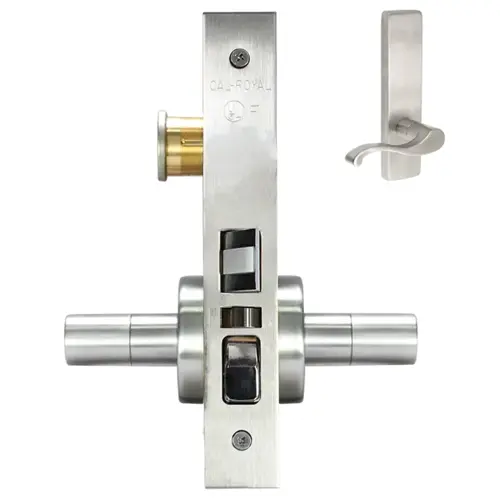 ESCUTCHEON PRIVACY MORT LOCK Satin brass