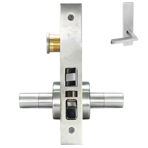 ESCUTCHEON PRIVACY MORT LOCK Bright chromium plated