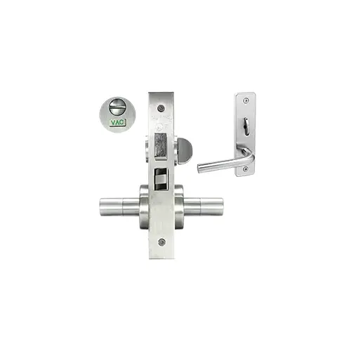 ESCUTCHEON PRIVACY WITH DEADB Satin chromium plated