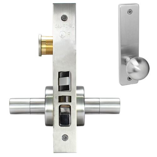 ESCUTCHEON PRIVACY MORT LOCK Bright chromium plated