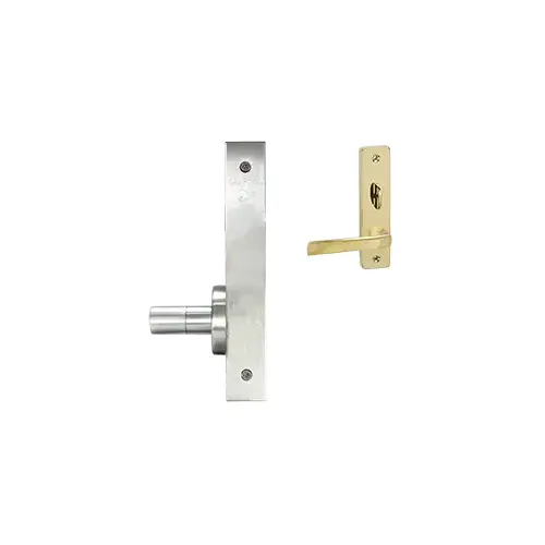 ESCUTCHEON SINGLE FIXED DUMMY Satin chromium plated