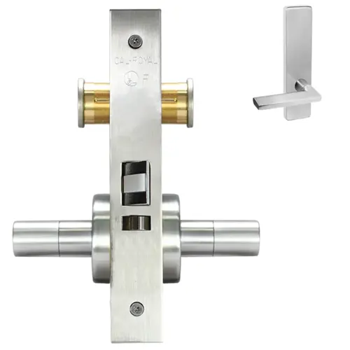 ESCUTCHEON PRIVACY MORT LOCK Bright chromium plated