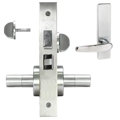 ESCUTCHEON PRIVACY MORT LOCK Satin brass