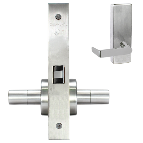 ESCUTCHEON TRIM PASSAGE MORTIS Satin chromium plated