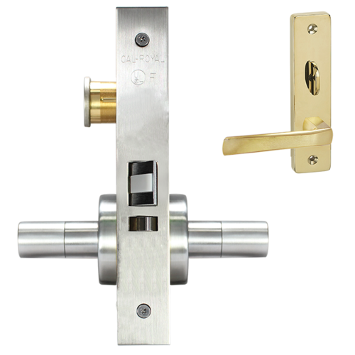 ESCUTCHEON STOREROOM MORT LOC Satin brass