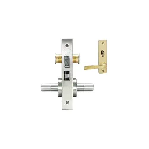 ESCUTCHEON STORE DOOR LOCK MO Satin brass