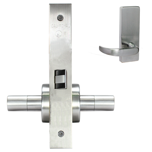 ESCUTCHEON PASSAGE MORT LOCK Satin chromium plated