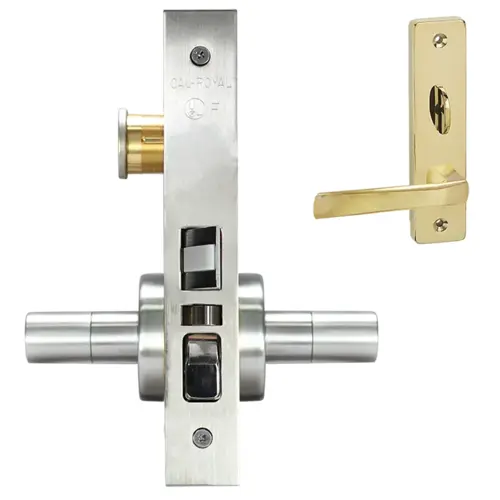 ESCUTCHEON PRIVACY MORT LOCK Bright brass