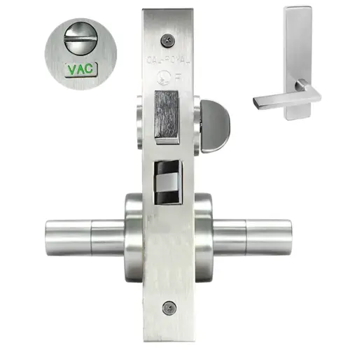 ESCUTCHEON PRIVACY WITH DEADB Satin chromium plated